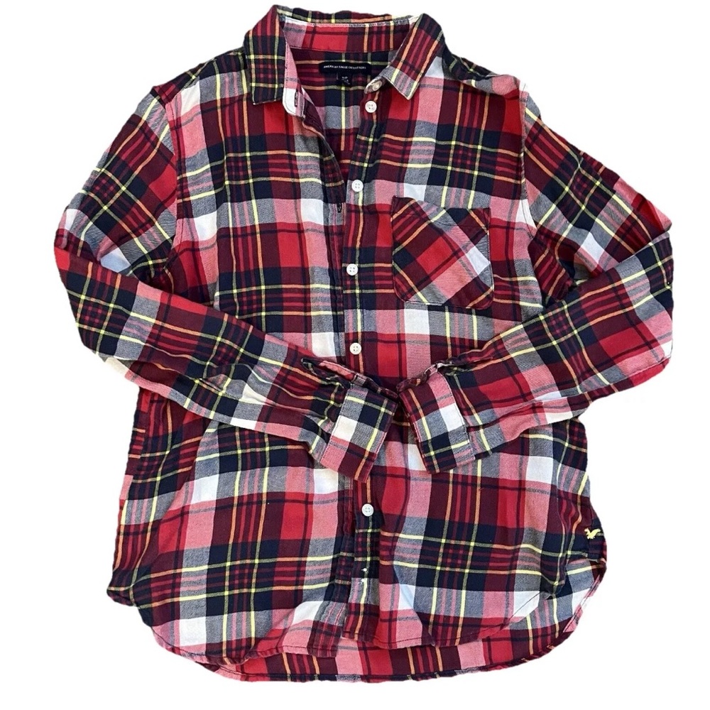 American Eagle Flannel Plaid Shirt size Small